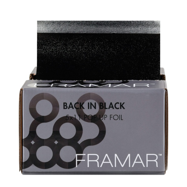 Framar Вытяжная фольга с тиснением во власти черного, Pop Ups Back In Black 12,5х28 см, 500 листов купить