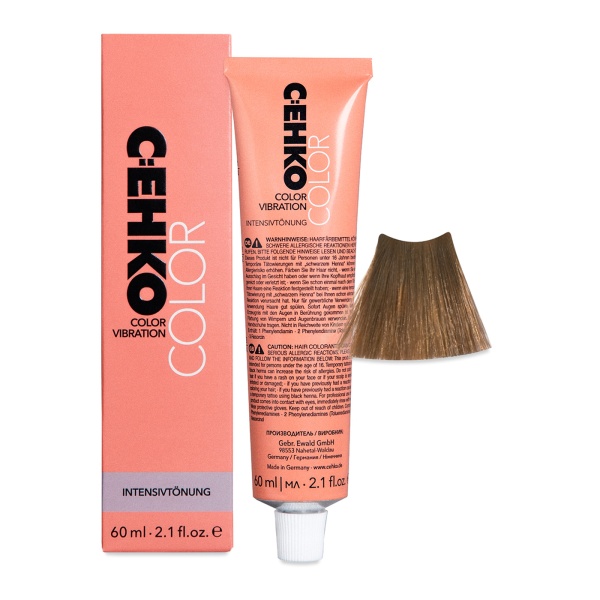 C:ehko Крем-краска для волос Color Vibration, 7/0 Блондин Mittelblond, 60 мл купить