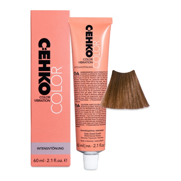 C:ehko Крем-краска для волос Color Vibration, 7/3 Средне-золотистый блондин Mittelgoldblond, 60 мл купить