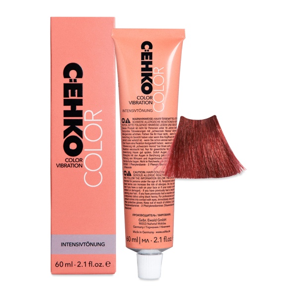 C:ehko Крем-краска для волос Color Vibration, 7/55 R Светлый гранат Granatrot hell, 60 мл купить