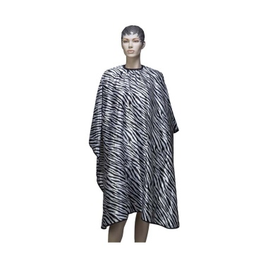 Dewal Pro Пеньюар для стрижки Зебра, полиэстер, на крючках, 145 х 160 см купить