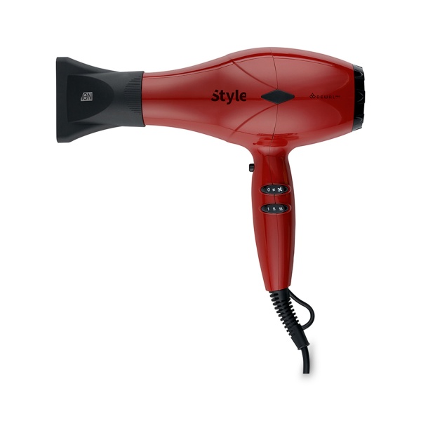 Dewal Pro Фен Pro Style, красный 2000 Вт, 2 насадки, диффузор купить