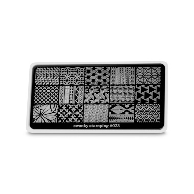 Swanky Stamping Пластина для стемпинга, №022 купить