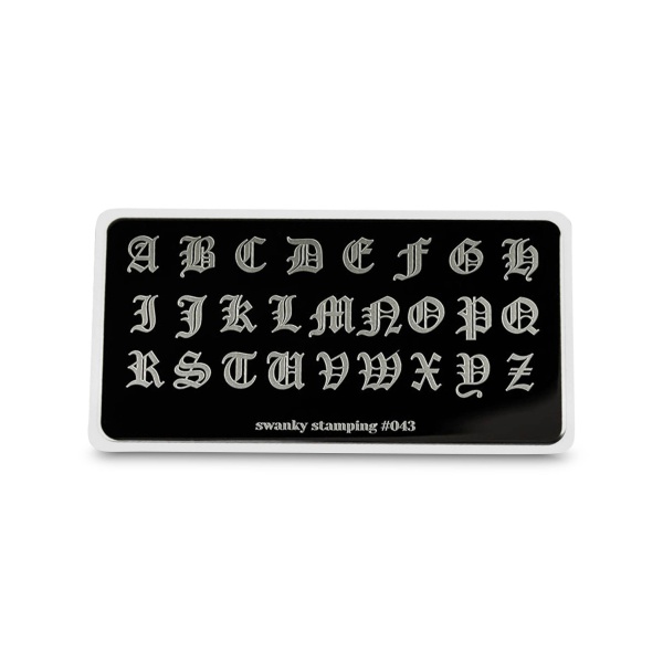 Swanky Stamping Пластина для стемпинга, №043 купить