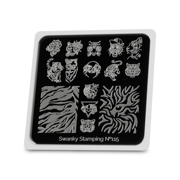 Swanky Stamping Пластина для стемпинга 6x6, №115 купить