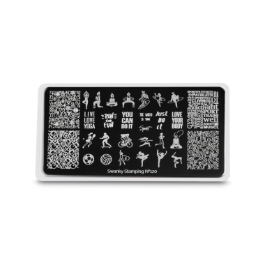 Swanky Stamping Пластина для стемпинга, №120 купить