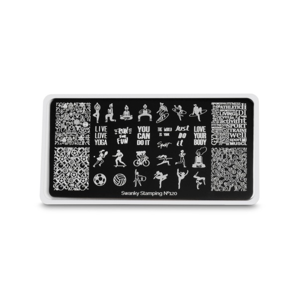 Swanky Stamping Пластина для стемпинга, №120 купить