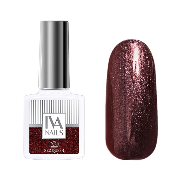 IVA Nails Гель-лак Red Queen, №10, 8 мл купить