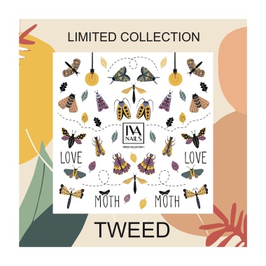 IVA Nails Слайдер-дизайн Tweed, №1 купить