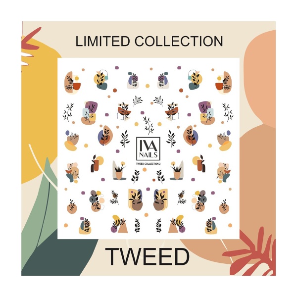 IVA Nails Слайдер-дизайн Tweed, №2 купить