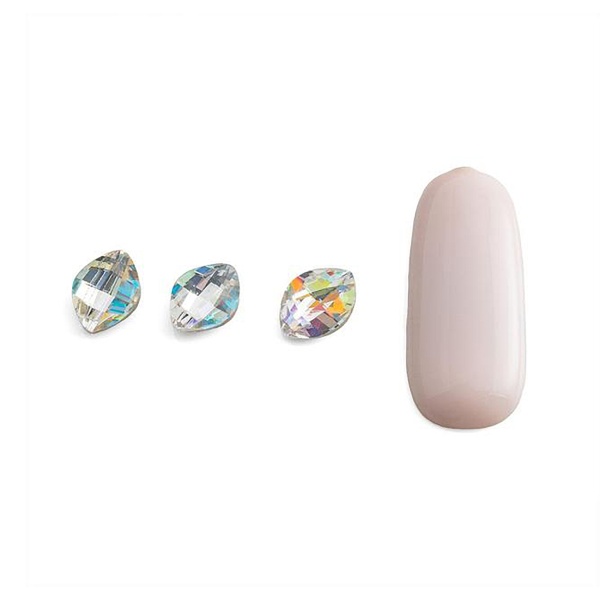 TNL Professional Стразы для дизайна ногтей, прозрачные, Лепесток большой, 10 шт купить