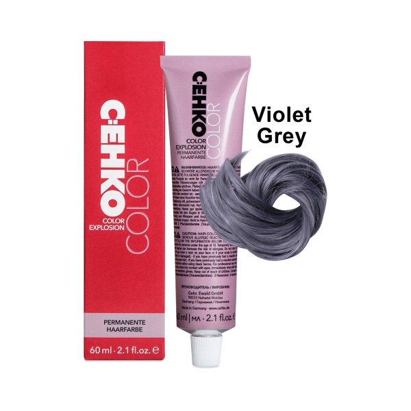 C:ehko Крем-краска для волос Color Explosion, Фиолетово-серый Violet Grey, 60 мл купить