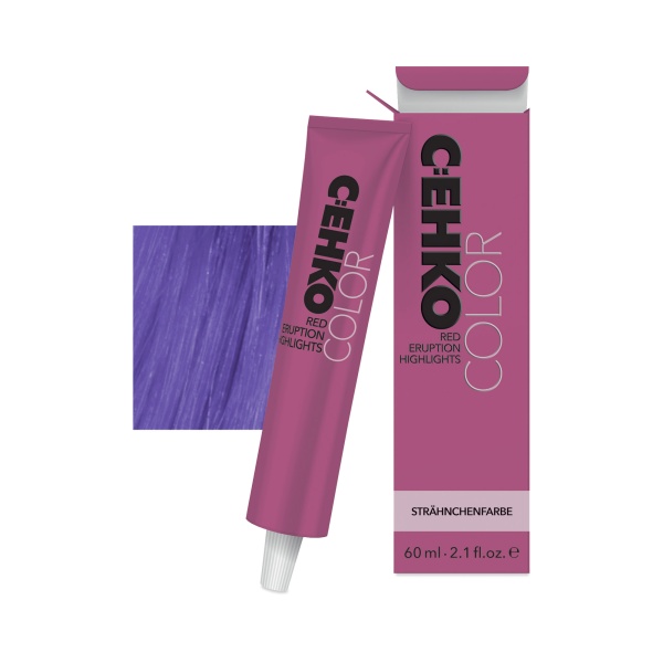 C:ehko Крем-краска для прядей Red Eruption Highlights, Фиолетовый-фиолетовый Violett-violett, 60 мл купить