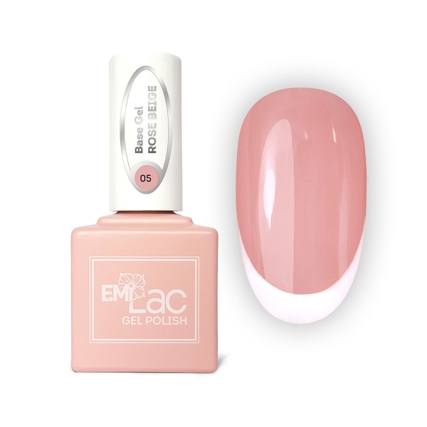 E.Mi Камуфлирующая база E.MiLac Base Gel, №05 Бежево-розовый, 15 мл купить