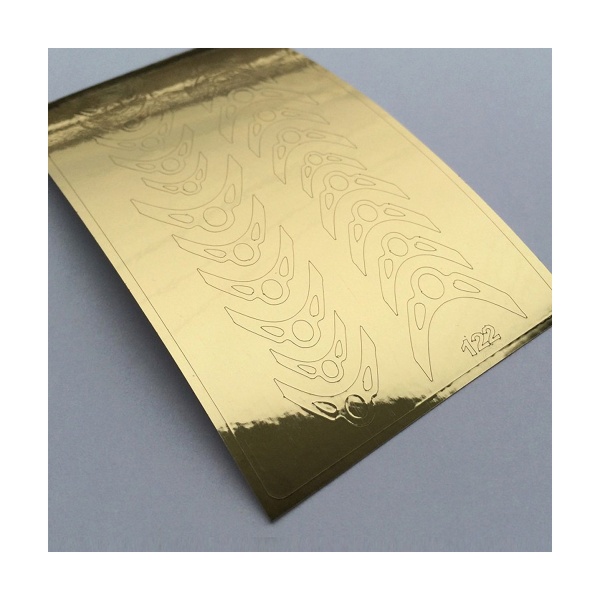 Ibdi Nails Металлизированные наклейки Metallic stickers, №122, золото купить