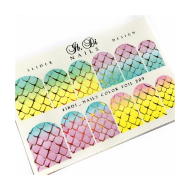 Ibdi Nails Фольгированный слайдер Color Foil, №209 купить