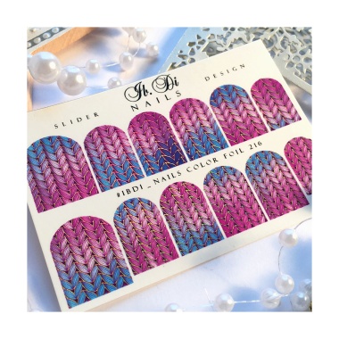 Ibdi Nails Фольгированный слайдер Color Foil, №216 купить