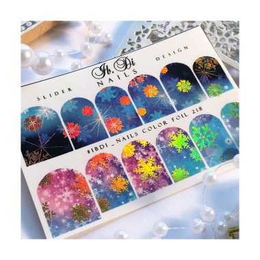 Ibdi Nails Фольгированный слайдер Color Foil, №218 купить