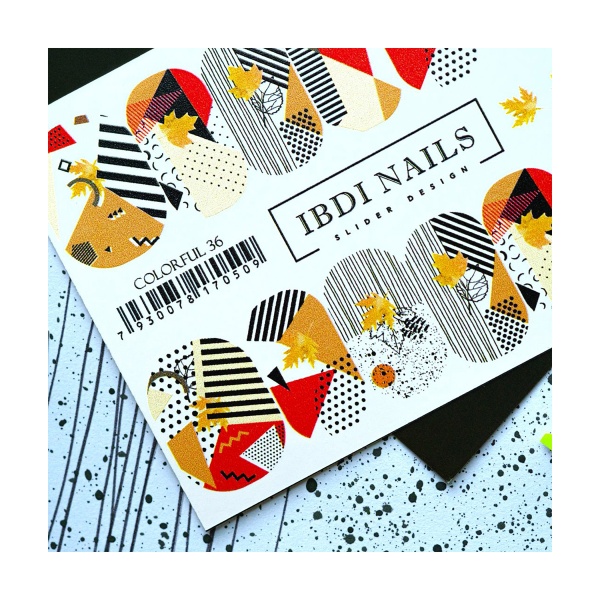 Ibdi Nails Слайдер-дизайн Colorful, №036 купить