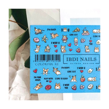 Ibdi Nails Слайдер-дизайн Colorful, №042 купить