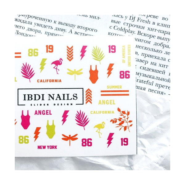 Ibdi Nails Слайдер-дизайн Colorful, №055 купить