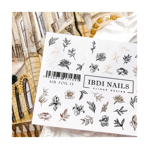 Ibdi Nails Слайдер-дизайн Air Foil, №013 купить