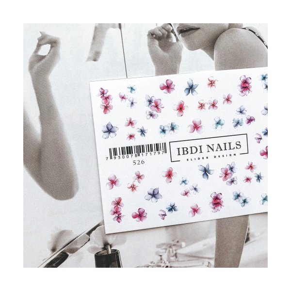 Ibdi Nails Слайдер-дизайн на прозрачной пленке, №526 купить