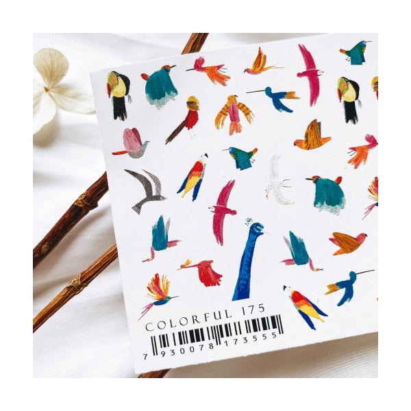Ibdi Nails Слайдер-дизайн Colorful, №175 купить