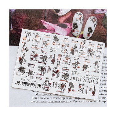 Ibdi Nails Слайдер-дизайн Air Foil, №063 купить