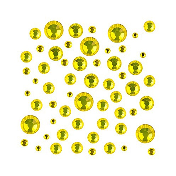Irisk Professional Стразы цветные микс размеров в баночке, Citrine Д015-13-12 купить