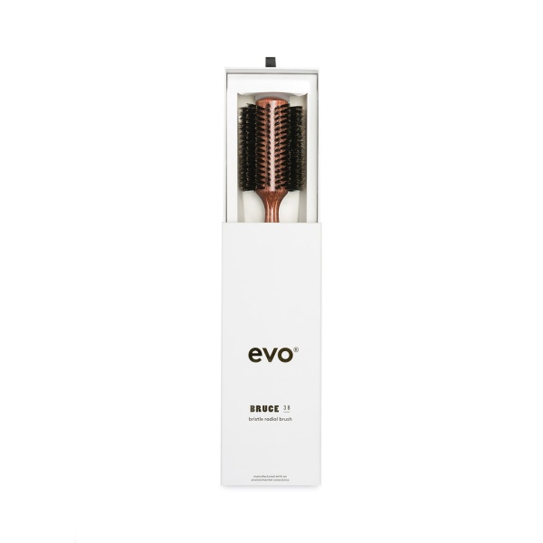Evo Круглая щетка с натуральной щетиной для волос [Брюс] Bruce 38 Natural Bristle Radial Brush, 38 мм купить
