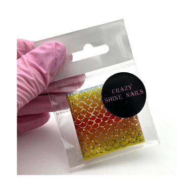 Crazy Shine Nails Фольга переводная, Чешуя №04 7104 купить