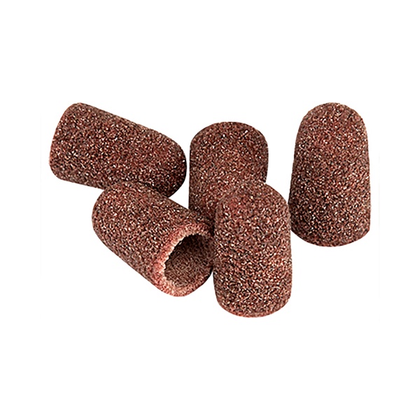 Irisk Professional Колпачки песочные, 5 мм, 80 грит, коричневые, Б802-05-01, 5 шт купить
