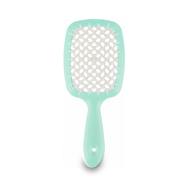 Janeke Щетка двуцветная Superbrush, мятная, малая, 17,5 x 7 x 3 см купить