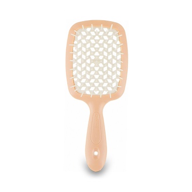 Janeke Щетка двуцветная Superbrush, персиковая, малая, 17,5 x 7 x 3 см купить