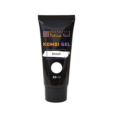 Patrisa Nail Комби-гель, белый, 30 мл купить