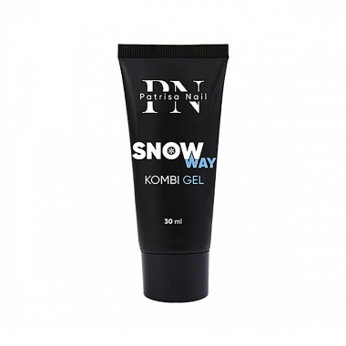 Patrisa Nail Комби-гель мерцающий Kombi Gel, Snow Way прозрачно-молочный, 30 мл купить