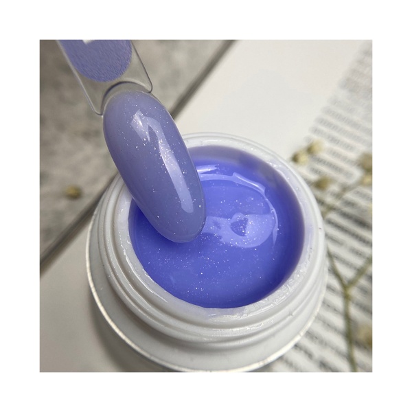 Patrisa Nail Гель конструирующий с микроблеском Pudding Gel, Violet, 15 гр купить
