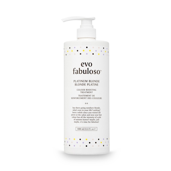 Evo Fabuloso Тонирующий бальзам-уход Colour Boosting Treatment Platinum Blonde, Платинум Блонд, 1000 мл купить