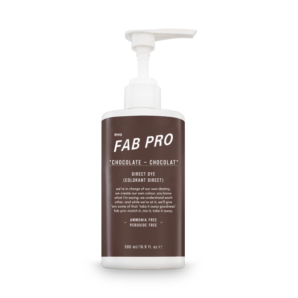 Fab Pro by evo Пигмент-гель Direct Dye, Шоколад, 500 мл купить