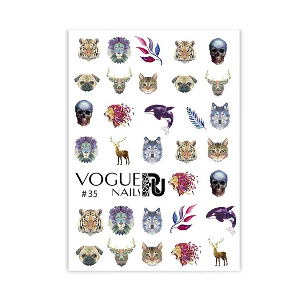 Vogue Nails Слайдер-дизайн, №035, СЛ35 купить