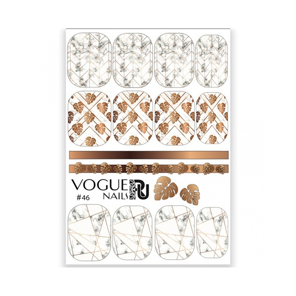 Vogue Nails Слайдер-дизайн, №046, СЛ46 купить