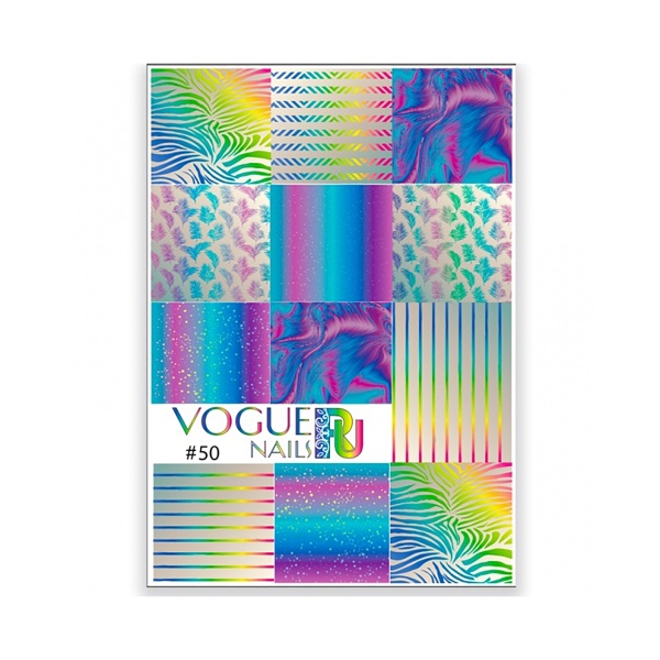 Vogue Nails Слайдер-дизайн, №050, СЛ50 купить