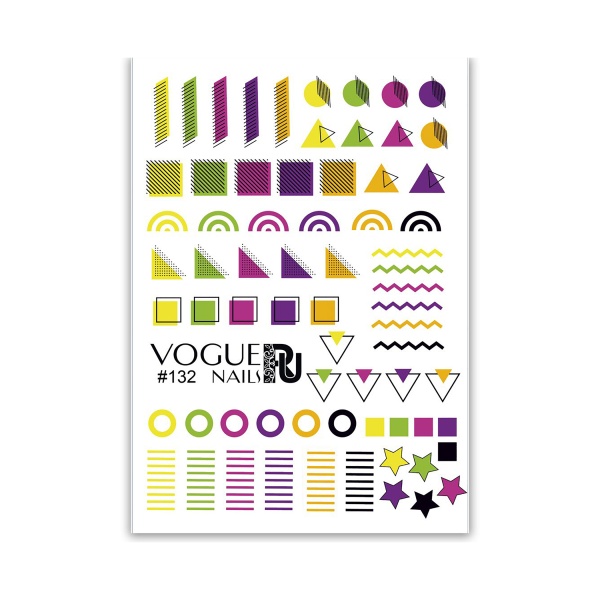 Vogue Nails Слайдер-дизайн, №132, СЛ132 купить
