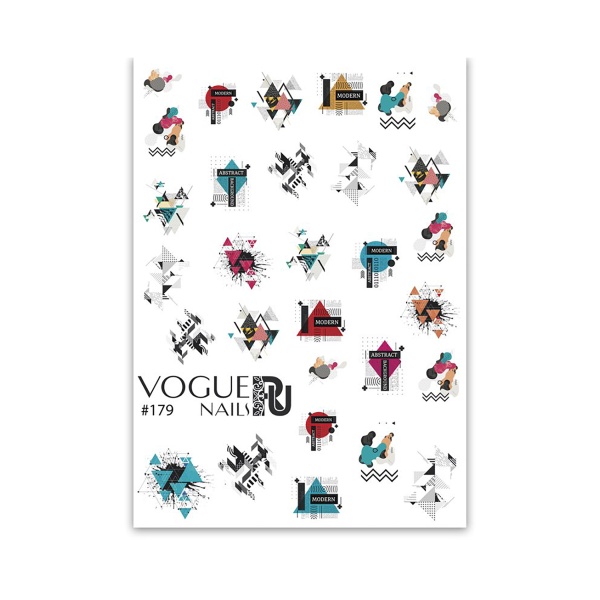 Vogue Nails Слайдер-дизайн, №179, СЛ179 купить