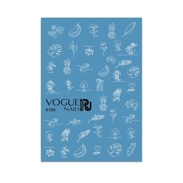Vogue Nails Слайдер-дизайн, №189, СЛ189 купить