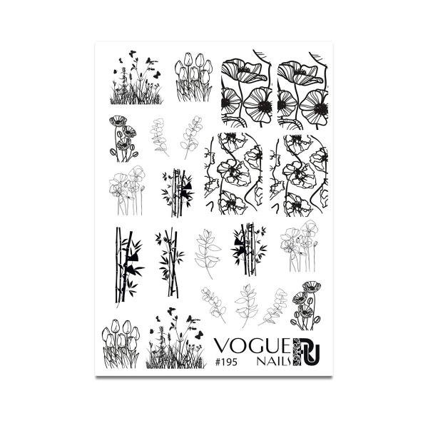 Vogue Nails Слайдер-дизайн, №195, СЛ195 купить
