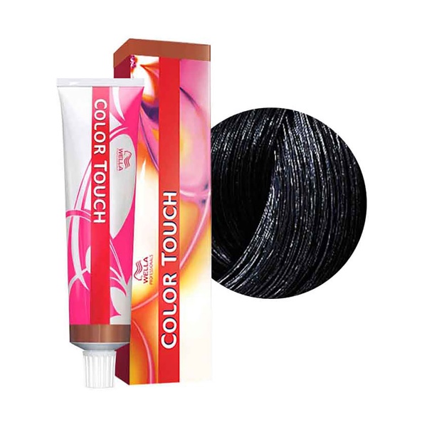 Wella Professionals Краска для волос Color Touch, 2/0 черный, 60 мл, несовершенство упаковки купить