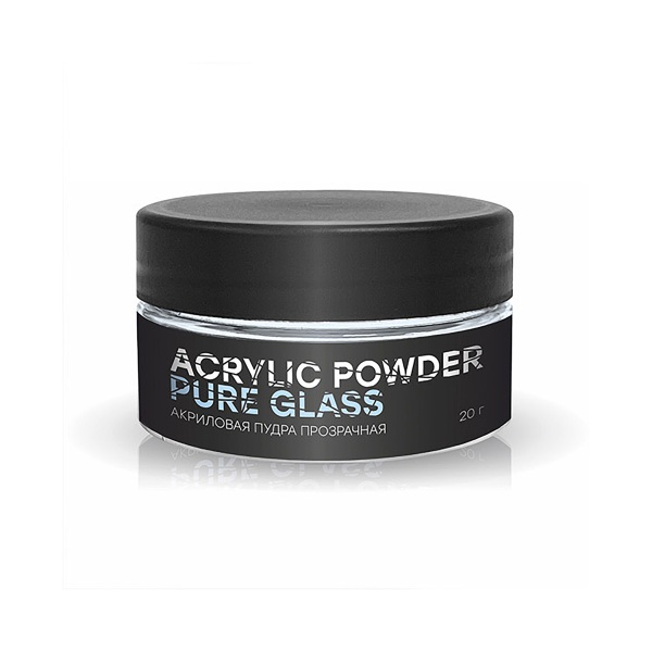 InGarden Акриловая пудра Acrylic Powder Pure Glass, прозрачная AP00031, 20 гр купить