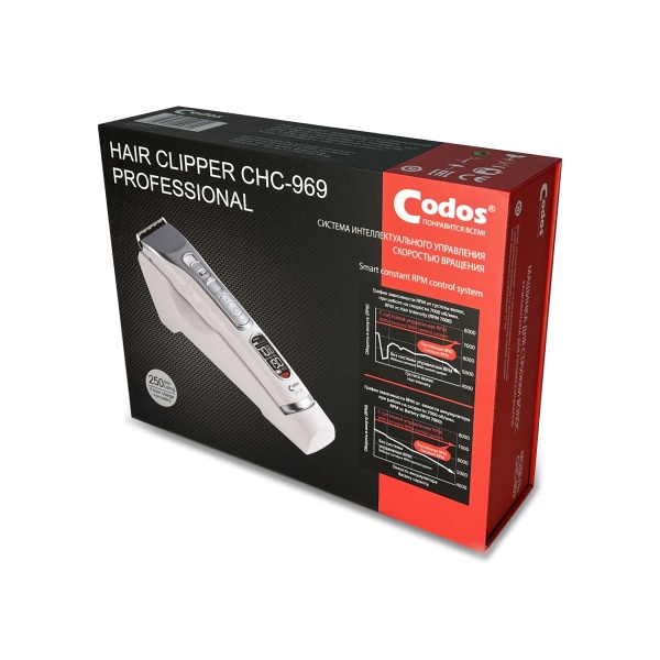 Codos Машинка для стрижки волос профессиональная Hair Clipper Professional CHC-969 купить